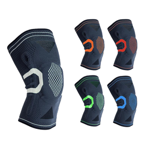 Protetor esportivo profissional respirável Suporte de manga de compressão de joelho com patela gel short exercício leve