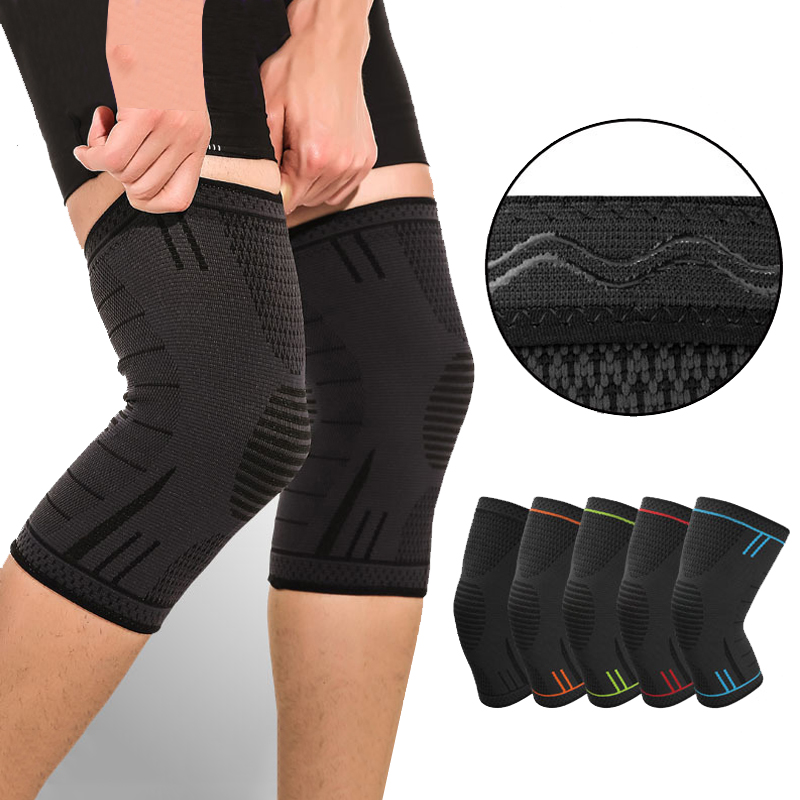 Novo design de elasticidade da compressão da manga do joelho 