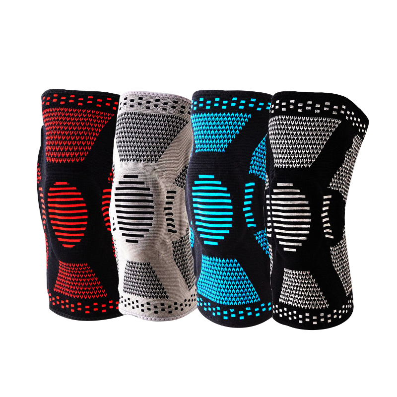 Hot Sale Sports Kneepad Silicone Knit