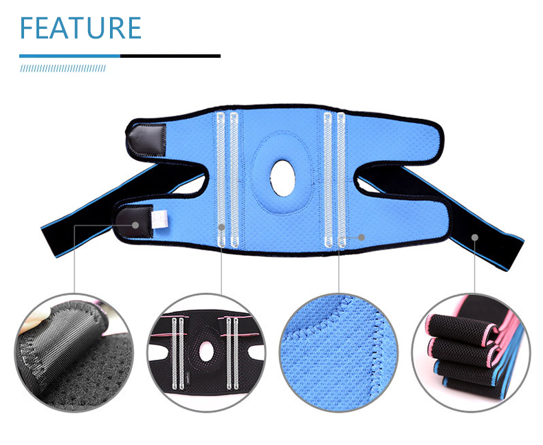 Patella Gel Pad Ajuste Ajuste do joelho Open Knee Brace