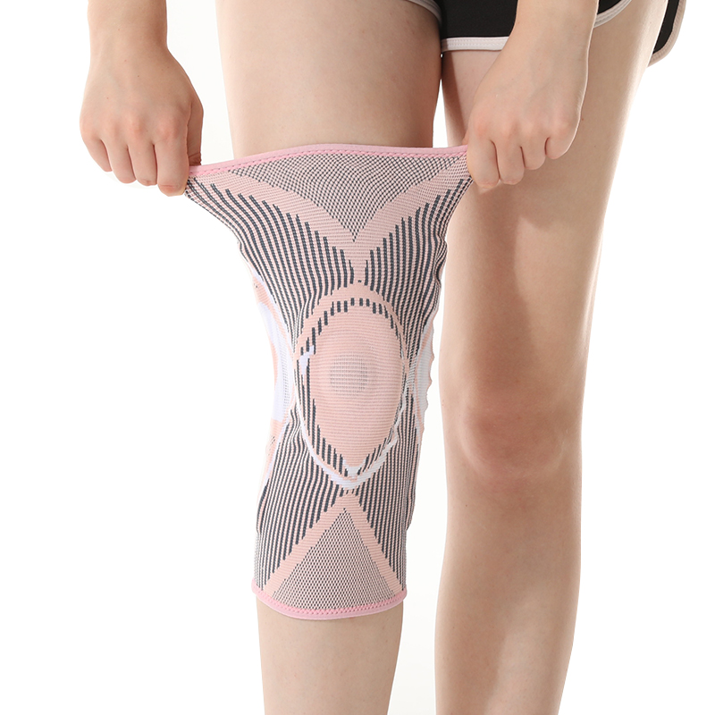 Mulheres Knee Brace Anti-Collision Knit