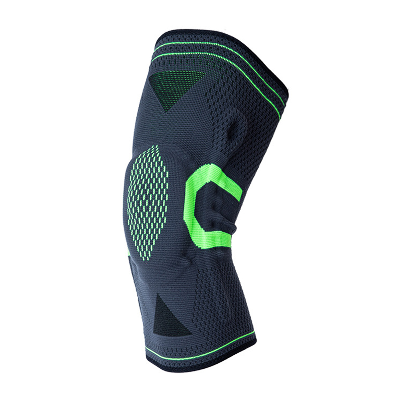 Protetor esportivo profissional respirável Suporte de manga de compressão de joelho com patela gel short exercício leve