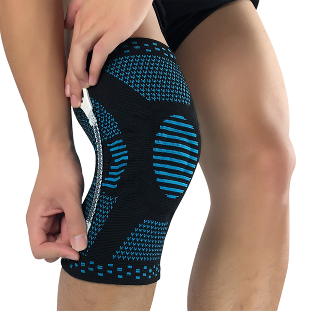 Hot Sale Sports Kneepad Silicone Knit