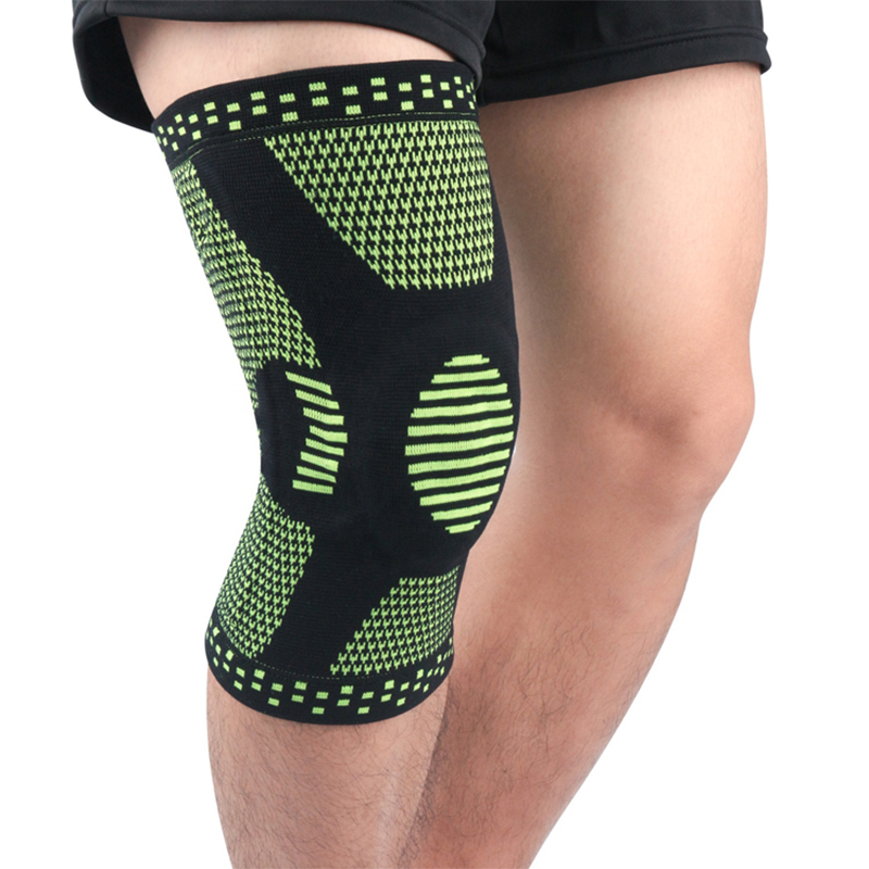 Hot Sale Sports Kneepad Silicone Knit