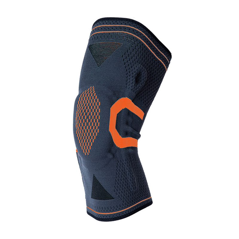Protetor esportivo profissional respirável Suporte de manga de compressão de joelho com patela gel short exercício leve