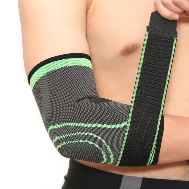 Fabricantes de esportes ao ar livre Bandagem respirável Bandragem de malha de cotovelo de cotovelar