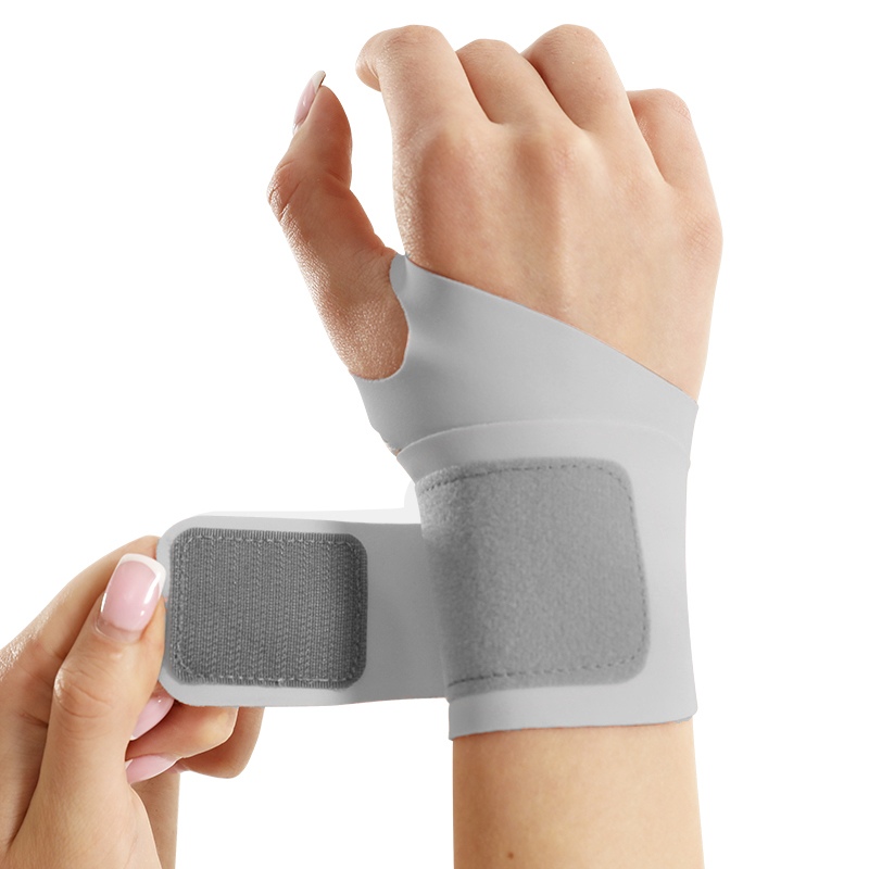 Treino de fitness levantamento de peso pulso de pulso personalizado neoprene suporte de pulso