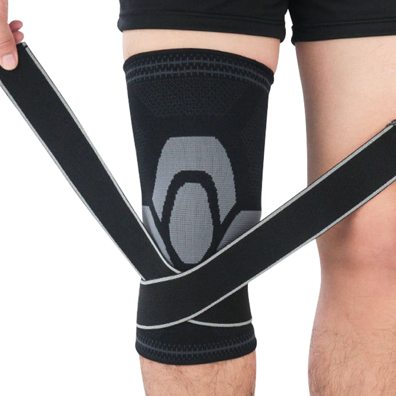 Compressão Anti-colisão Suporte ao joelho ajustável Sports Sports Basketball Basketball Kneds respirável