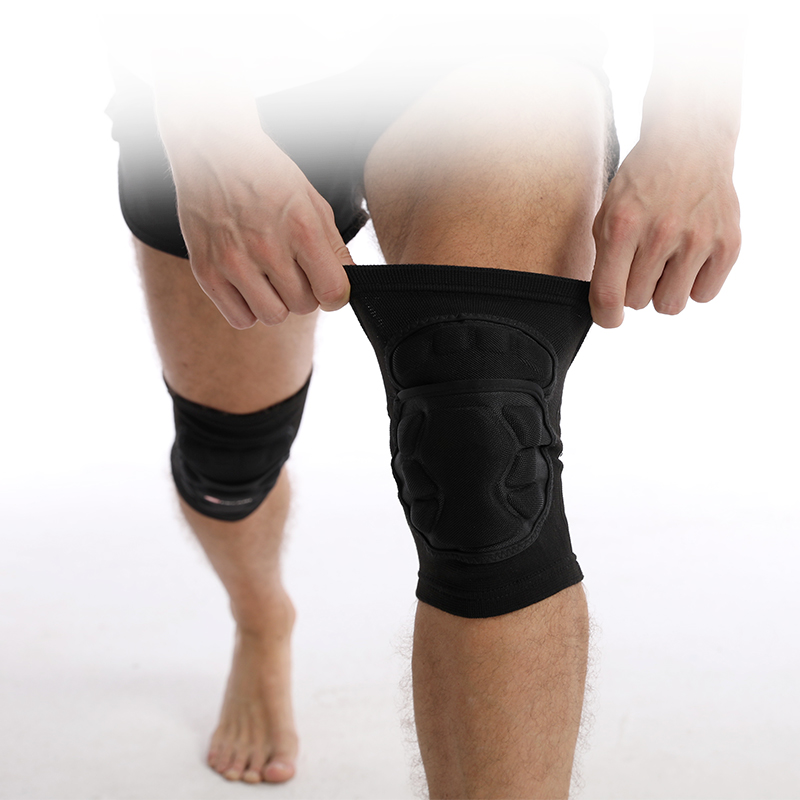 Joelheiras de patinação eva joelheiras joelheiras de vôlei de vôlei de nylon de nylon esportes 