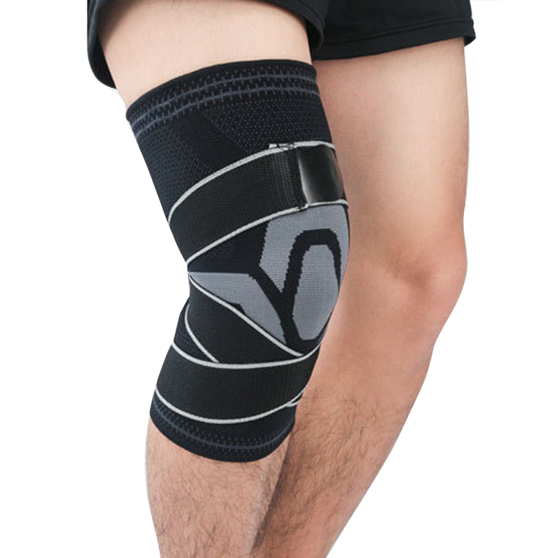 Compressão Anti-colisão Suporte ao joelho ajustável Sports Sports Basketball Basketball Kneds respirável