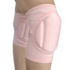 Joelheira de dança rosa/preta da dança com o joelho de bolso com espessura de esponja sponge sticky silicone não deslizamento